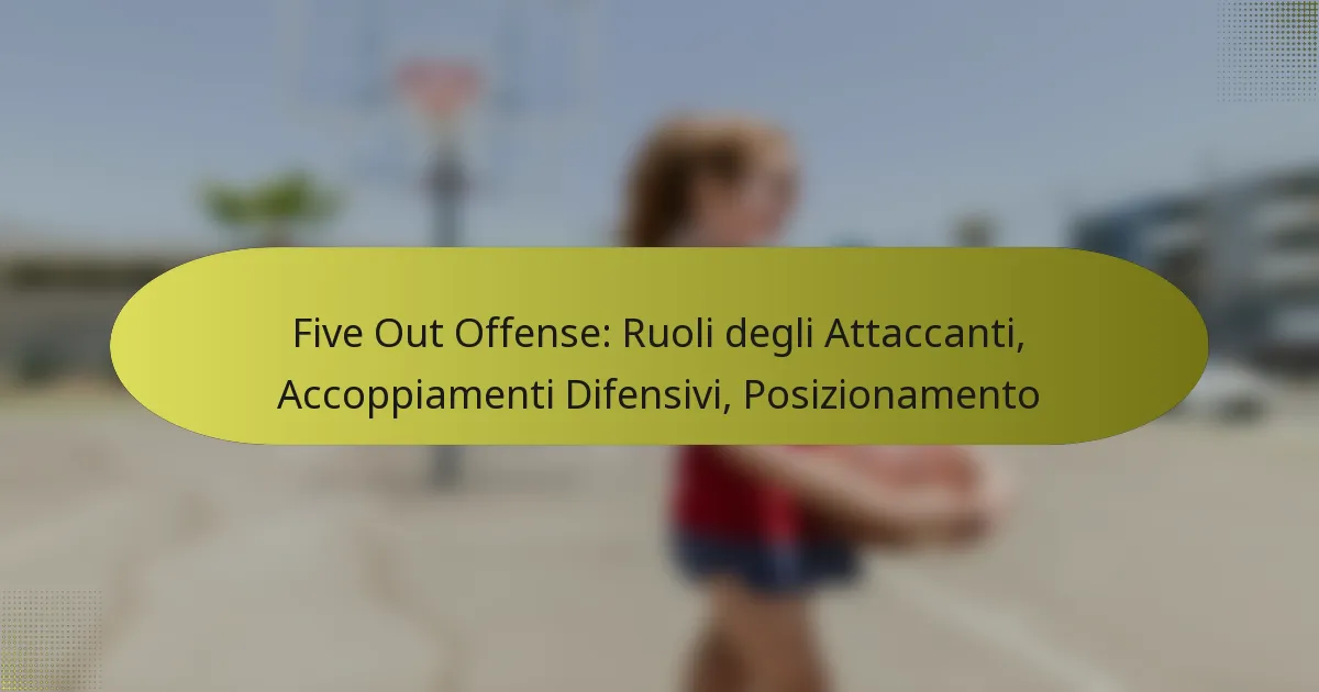 Five Out Offense: Ruoli degli Attaccanti, Accoppiamenti Difensivi, Posizionamento